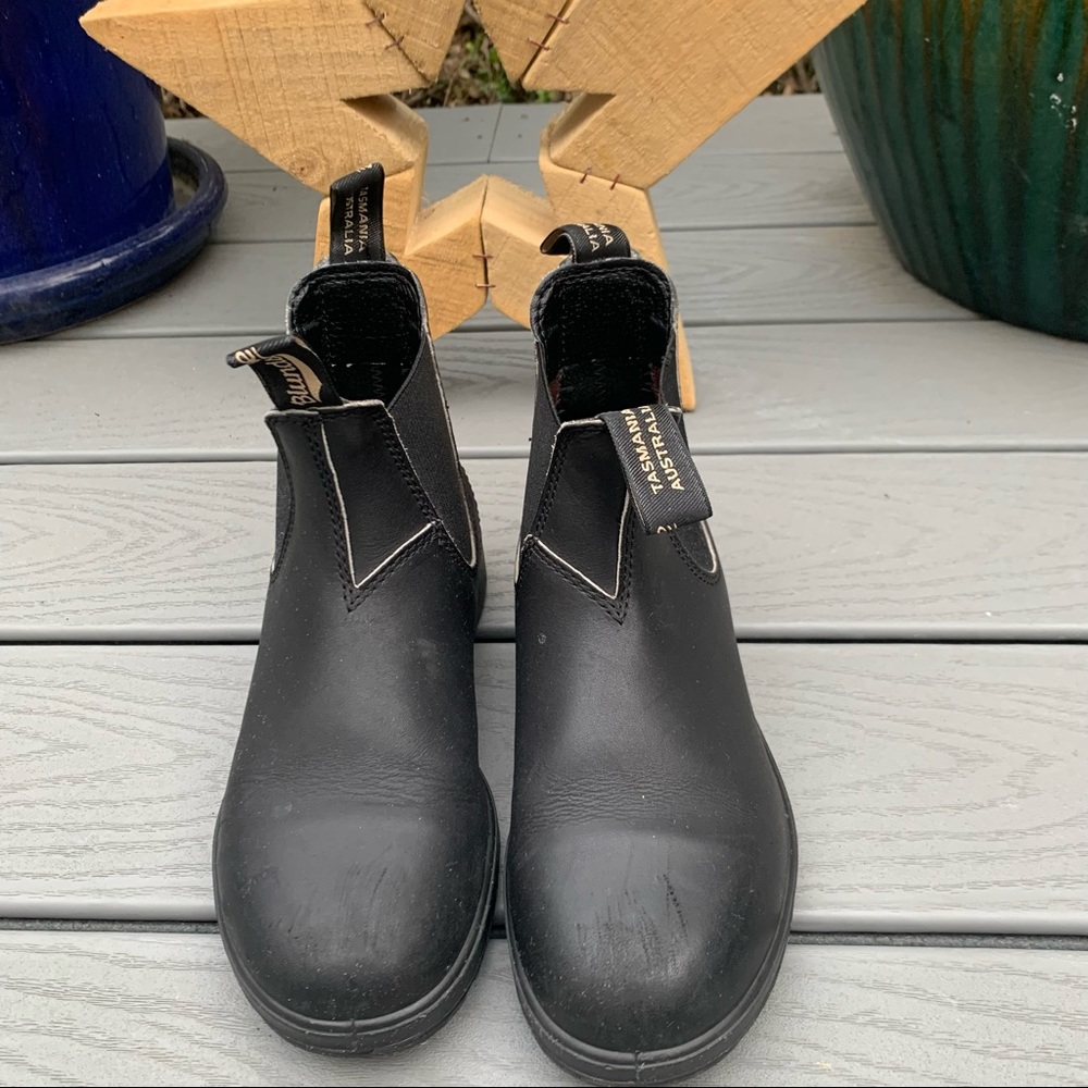 BLUNDSTONE Round Toe Black Blundstone 510 Chelsea Boots Size 8